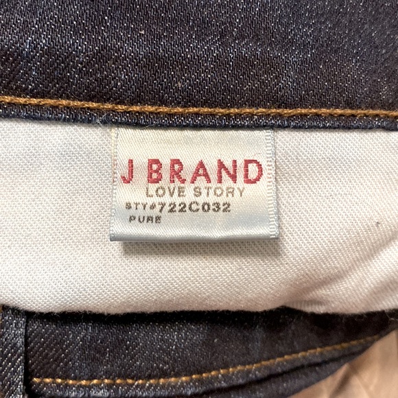 Vintage J Brand Pure Lovestory Dark Wash Flare Bell Bottom Jeans Size 27 - Picture 7 of 13